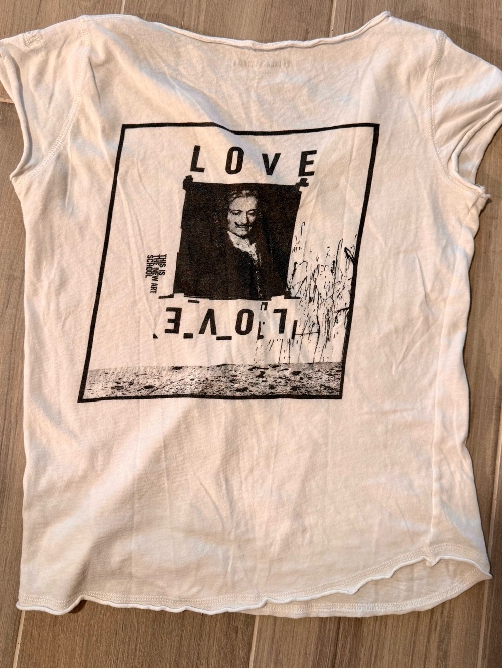 Zadig & Voltaire White Short Sleeve LOVE Tee